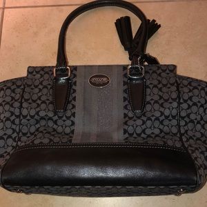 Black Coach Tote